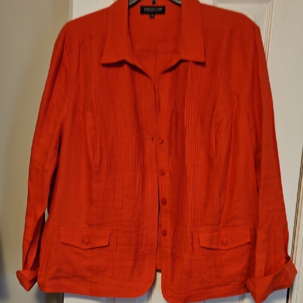 Jones New York Bold Red Women's Blazer